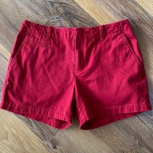 Tommy Hilfiger red shorts